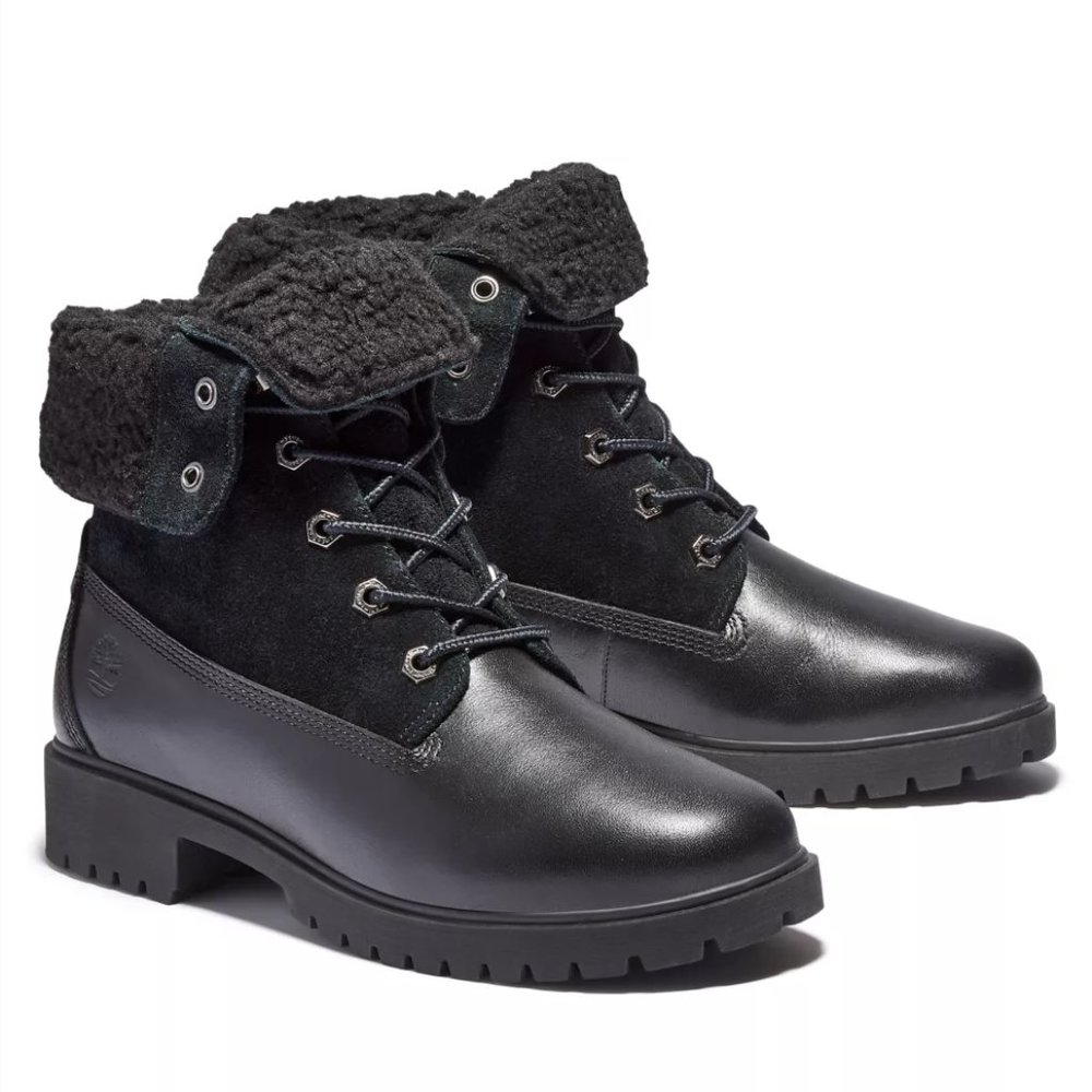 NWOT Timberland Jayne Fleece Lined Waterproof Boot size 8 - Picture 3 of 15